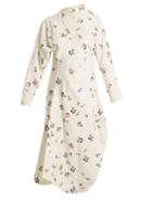 Matchesfashion.com Acne Studios - Dragica Floral Print Cotton Corduroy Dress - Womens - Ivory Multi
