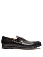 Armando Cabral Church Python-effect Leather Loafers