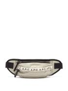 Matchesfashion.com A.p.c. - Lucille Logo Trim Belt Bag - Mens - Grey