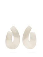 Matchesfashion.com Fay Andrada - Liike Curved Silver Earrings - Womens - Silver