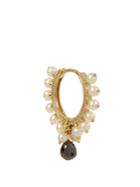 Maria Tash Diamond, Pearl & Yellow-gold Single Earring