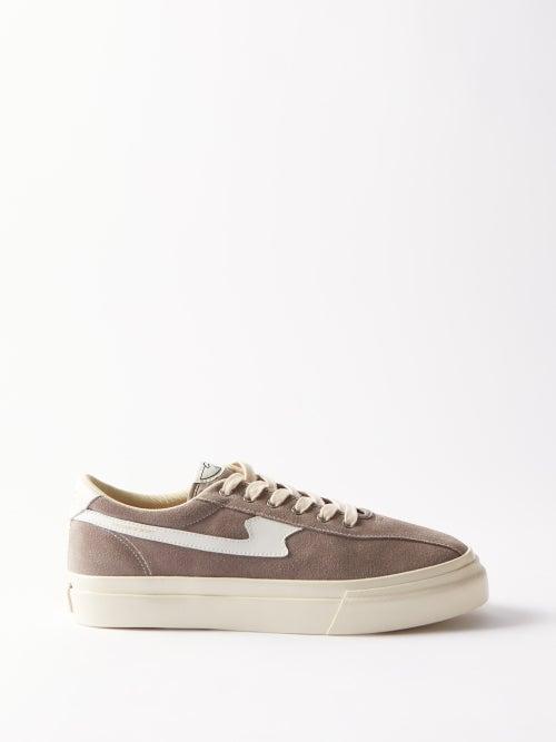 Stepney Workers Club - Dellow S-strike Suede Trainers - Mens - Grey White