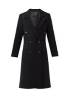 Matchesfashion.com Nili Lotan - Matthew Double-breasted Wool Coat - Womens - Black