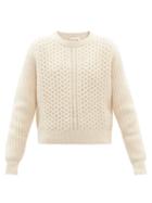 See By Chlo - Ricrac-stitch Cotton-blend Sweater - Womens - Beige