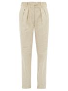 Matchesfashion.com Giuliva Heritage Collection - The Husband High Rise Corduroy Trousers - Womens - Ivory