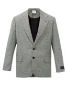 Matchesfashion.com Vetements - Single-breasted Checked Wool-blend Tweed Jacket - Mens - White Black