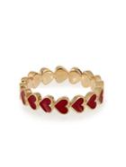 Alison Lou Enamel & Yellow-gold Heart Ring