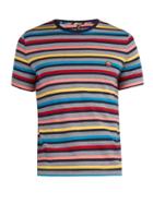 Matchesfashion.com Missoni Mare - Striped Cotton T Shirt - Mens - Multi