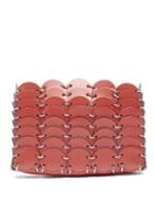 Matchesfashion.com Paco Rabanne - Pacoio Mini Chainmail-leather Cross-body Bag - Womens - Brown Multi
