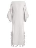 Rhode Resort Delilah Off-shoulder Tassel-trimmed Dress