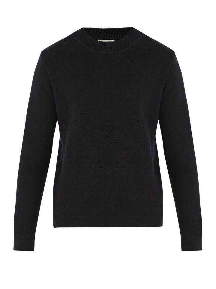 Connolly Crew-neck Cotton-knit Sweater