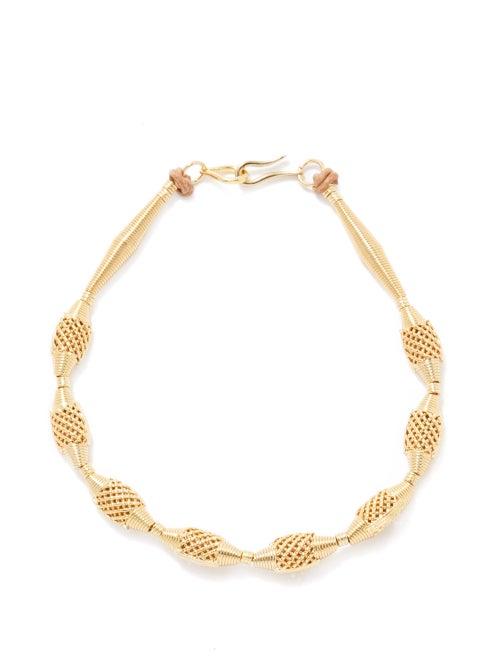 Tohum - Punu 24kt Gold-plated Necklace - Womens - Gold
