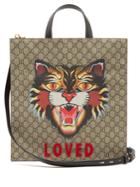 Gucci Angry Cat-print Gg Supreme Canvas Tote