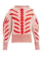 Matchesfashion.com Vivienne Westwood - Tiger Hemp Blend Sweater - Womens - Beige Multi