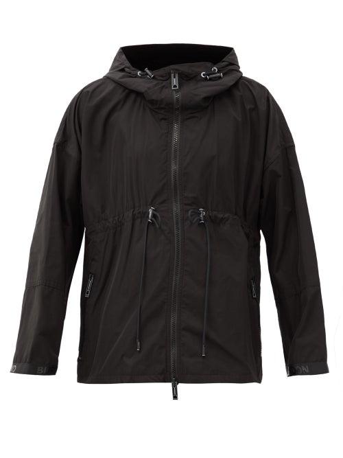 Matchesfashion.com Burberry - Bacton Shell Hooded Windbreaker Jacket - Womens - Black