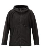 Matchesfashion.com Burberry - Bacton Shell Hooded Windbreaker Jacket - Womens - Black
