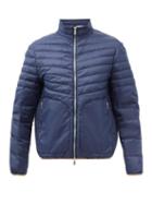 Brunello Cucinelli - Quilted Shell Jacket - Mens - Navy
