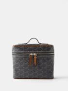 Mtier - Many Days Monogram-print Coated Canvas Wash Bag - Mens - Navy
