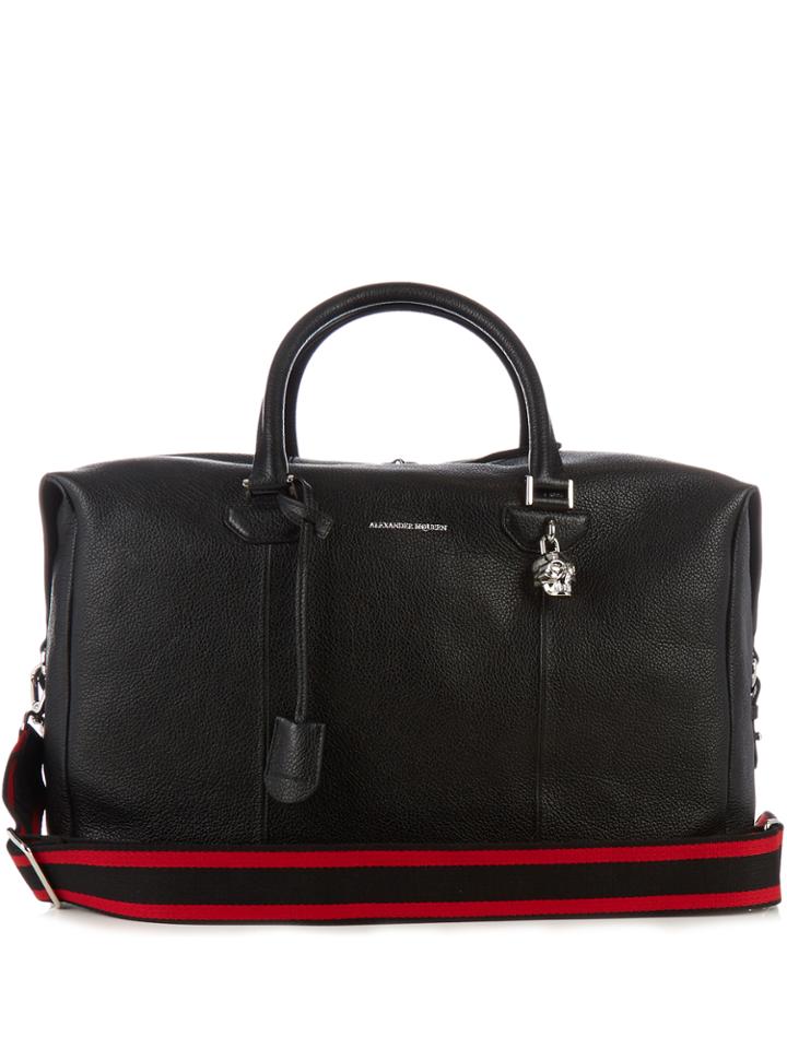 Alexander Mcqueen Grained-leather Holdall