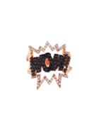 Diane Kordas Diamond & Rose-gold Wow Ring