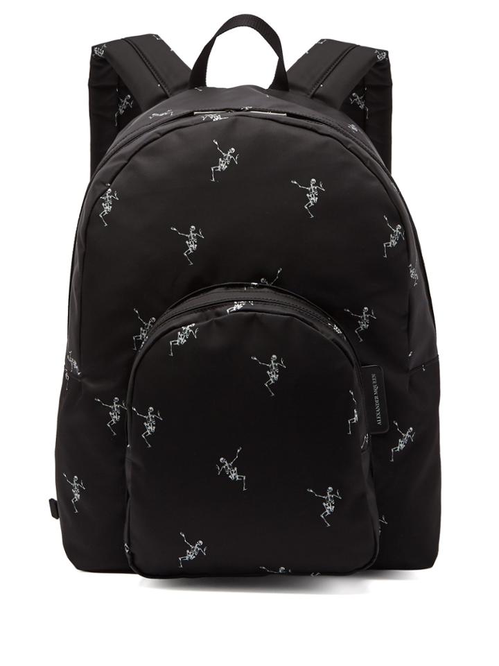 Alexander Mcqueen Dancing Skeleton-print Backpack