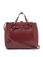 Matchesfashion.com Loewe - Lazo Mini Leather Tote Bag - Womens - Burgundy