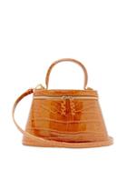 Matchesfashion.com By Far - Annie Crocodile Effect Leather Bag - Womens - Tan