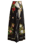 By Walid Rawan-wisteria Print Skirt