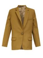 Matchesfashion.com The Attico - Oversized Single-button Blazer - Womens - Khaki