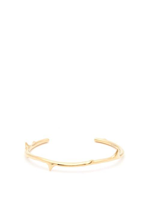 Matchesfashion.com Shaun Leane - Rose Thorn Gold Vermeil Bracelet - Mens - Gold