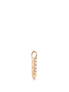 Maria Tash - Eternity Diamond & 18kt Rose-gold Bar Charm - Womens - Rose Gold