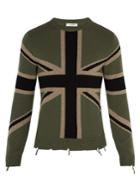 Valentino Union Flag Cashmere Sweater