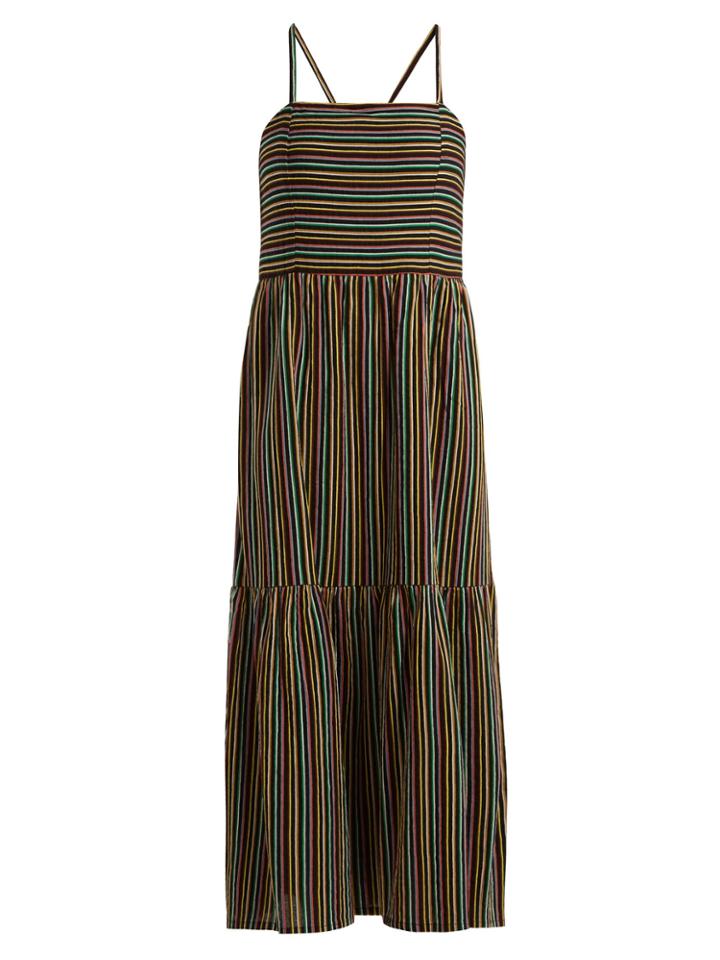 Ace & Jig Striped Cotton Maxi Dress