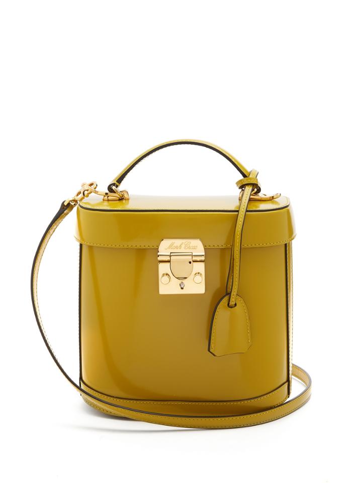 Mark Cross Benchley High-shine-leather Shoulder Bag