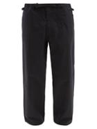 Matchesfashion.com C.p. Company - Logo-patch Cotton-ventile Trousers - Mens - Black