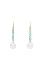 Matchesfashion.com Irene Neuwirth - Diamond, Pearl & 18kt Gold Earrings - Womens - Pearl