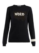 Bella Freud Word-intarsia Wool Sweater