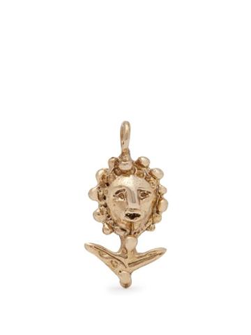 Matchesfashion.com Joanne Burke - Lady Flower Pendant - Womens - Gold