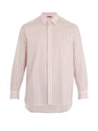 Barena Venezia Point-collar Striped Cotton Shirt