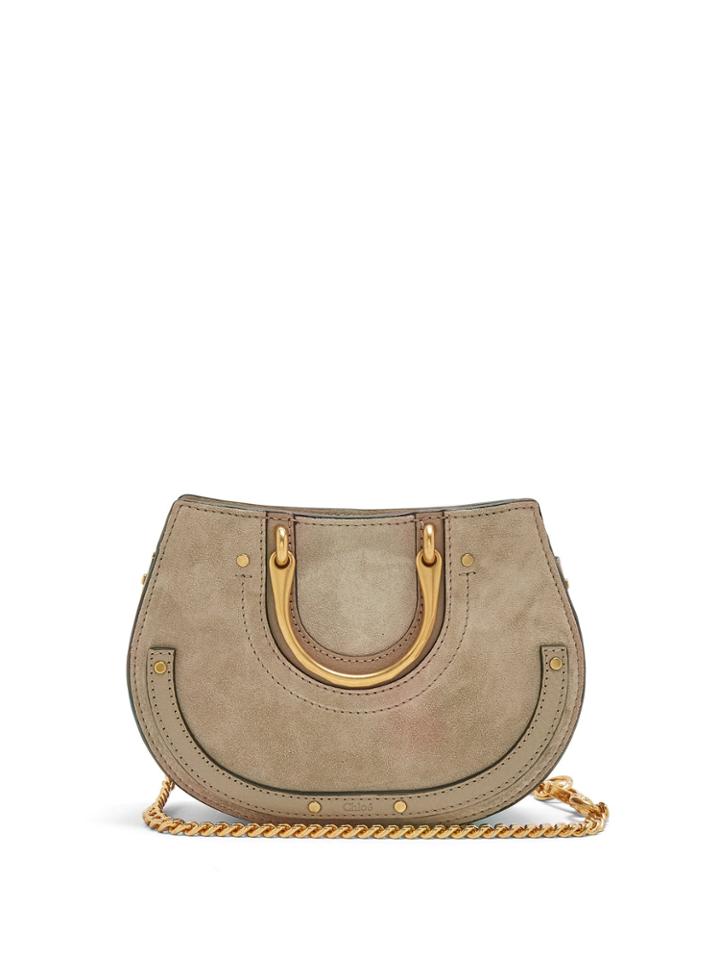 Chloé Pixie Mini Leather And Suede Belt Bag