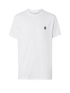Mens Rtw Burberry - Embroidered Monogram Jersey T-shirt - Mens - White