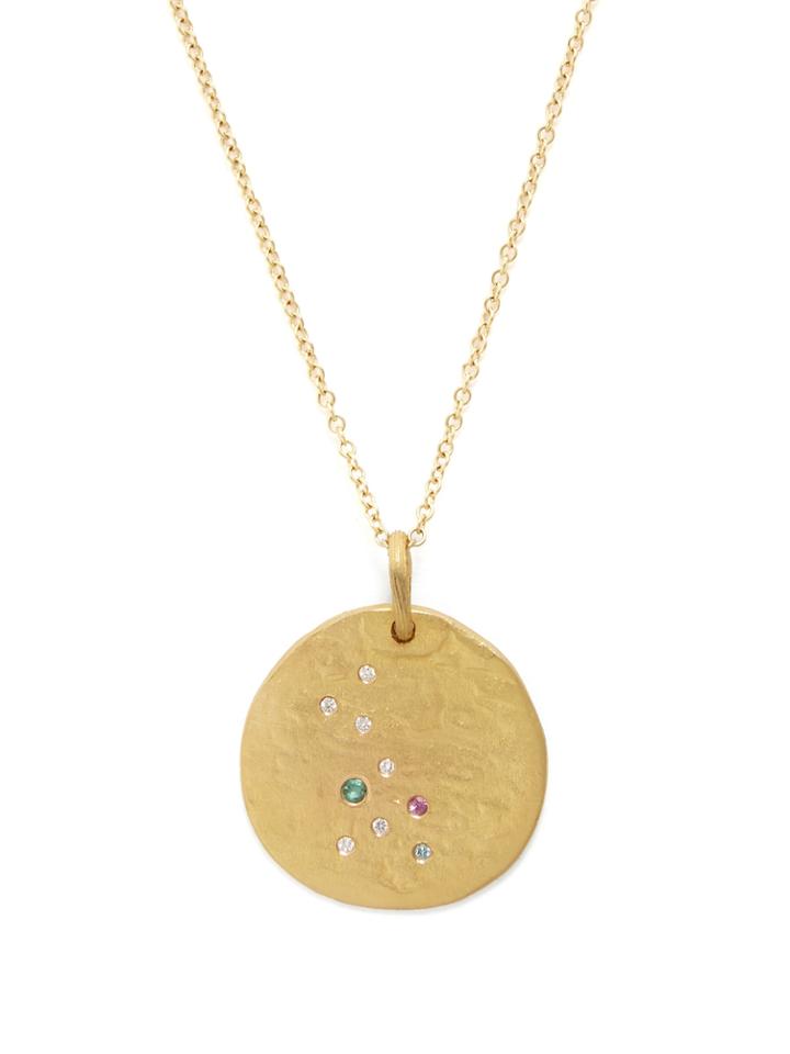 Orit Elhanati The String Diamond, Multi-stone & Gold Necklace