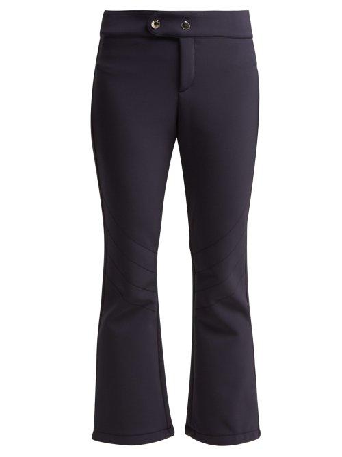 Matchesfashion.com Bogner - Emilia Kick Flare Stretch Jersey Ski Pants - Womens - Navy