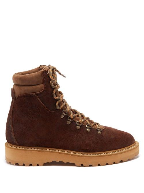 Diemme - Monfumo Suede Ankle Boots - Womens - Dark Brown