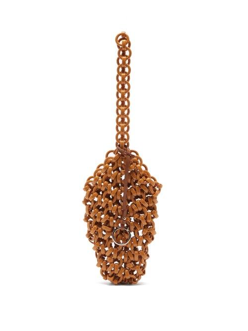Matchesfashion.com Jil Sander - Mini Chain-mesh Bucket Bag - Womens - Cream