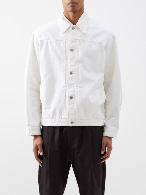 Le17septembre Homme - Layered-panel Denim Jacket - Mens - White