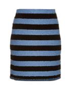 Sonia Rykiel Stretch-boucl Striped Skirt
