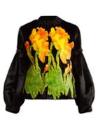 Matchesfashion.com Shrimps - Daffodil Faux Fur Jacket - Womens - Black Multi