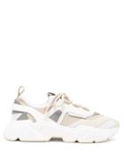 Matchesfashion.com Dolce & Gabbana - Daymaster Leather, Suede And Mesh Trainers - Mens - White