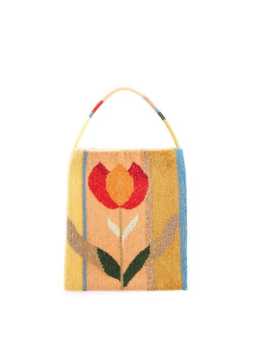 Matchesfashion.com The Row - Beaded Floral Pouch - Womens - Multi